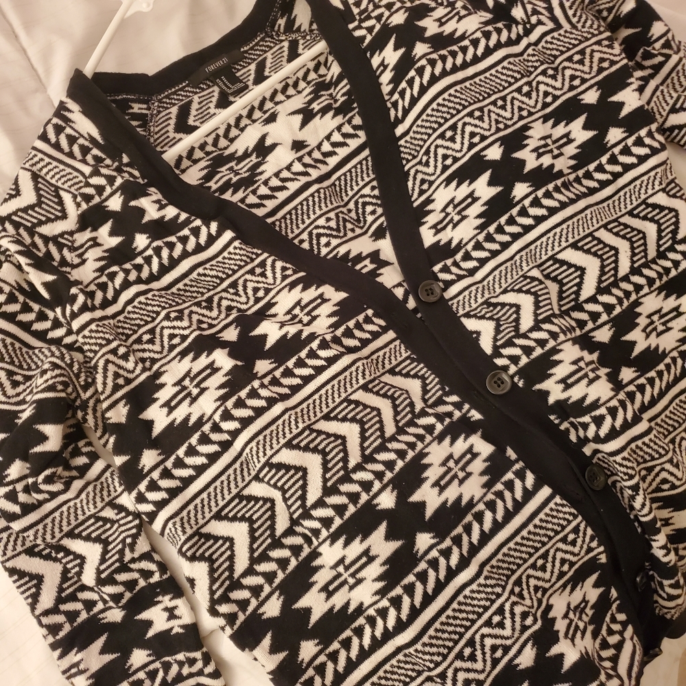 Tribal Pattern Cardigan